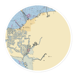 Windmill Village at Punta Gorda (El Jobean, FL) NOAA Chart Sticker