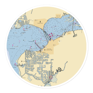 Fishermen's Village (Port Charlotte, FL) NOAA Chart Sticker