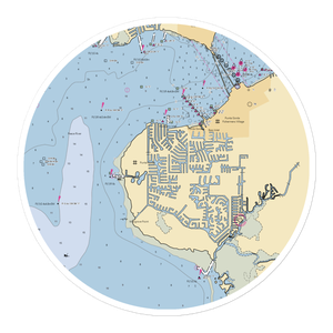 Isles Yacht Club (Port Charlotte, FL) NOAA Chart Sticker