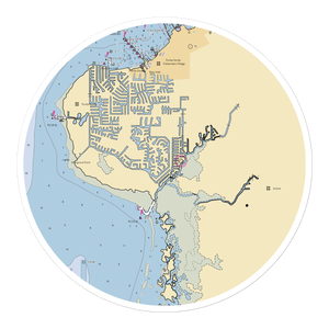 Riviera Marina (Punta Gorda, FL) NOAA Chart Sticker