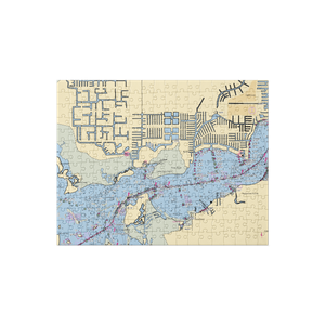 Tarpon Point Marina (Fort Myers, FL) NOAA Chart Jigsaw Puzzle