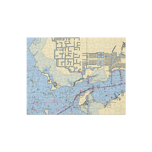 Safe Harbor Cape Harbour (Fort Myers, FL) NOAA Chart Jigsaw Puzzle