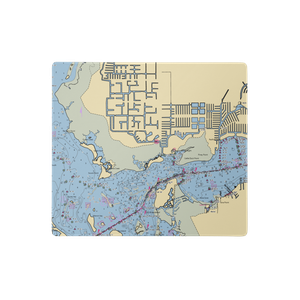 Safe Harbor Cape Harbour (Fort Myers, FL) NOAA Chart  Gaming Mouse Pad