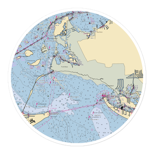 Port Sanibel Marina (Fort Myers, FL) NOAA Chart Sticker