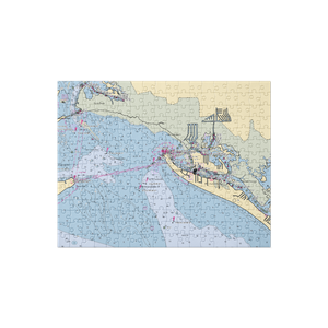 Pink Shell Beach Marina & Resort (Fort Myers, FL) NOAA Chart Jigsaw Puzzle