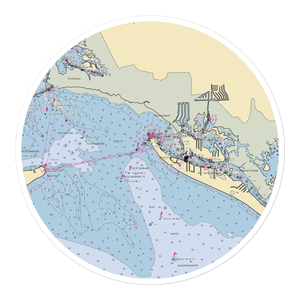 Pink Shell Beach Marina & Resort (Fort Myers, FL) NOAA Chart Sticker