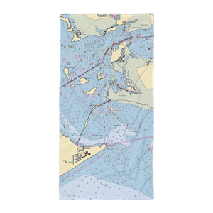 Sanibel Harbour Yacht Club (Fort Myers, FL) NOAA Chart Towel