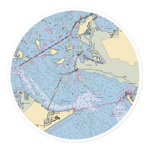 Sanibel Harbour Yacht Club (Fort Myers, FL) NOAA Chart Sticker