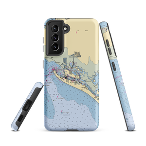  Nervous Nellie's Crazy Waterfront Eatery (Fort Myers, FL) NOAA Chart Samsung Phone Case