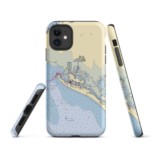  Nervous Nellie's Crazy Waterfront Eatery (Fort Myers, FL) NOAA Chart  Tough iPhone Case