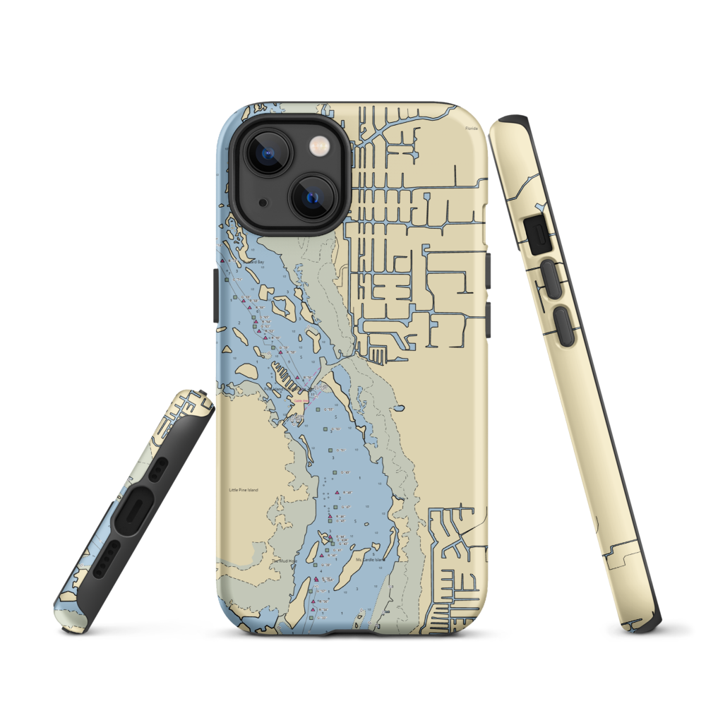 Matlacha Marina Inc (Cape Coral, FL) NOAA Chart  Tough iPhone Case iPhone 13 model shown