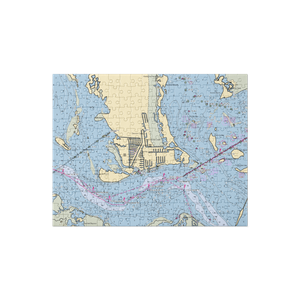 York Road Marine (Sanibel, FL) NOAA Chart Jigsaw Puzzle