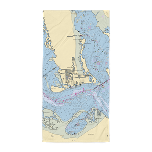 York Road Marine (Sanibel, FL) NOAA Chart Towel