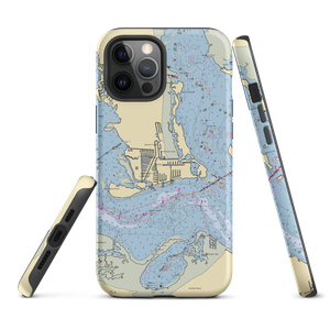 Monroe Canal Marina (Sanibel, FL) NOAA Chart  Tough iPhone Case