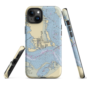 The Waterfront Restaurant and Marina (Sanibel, FL) NOAA Chart  Tough iPhone Case