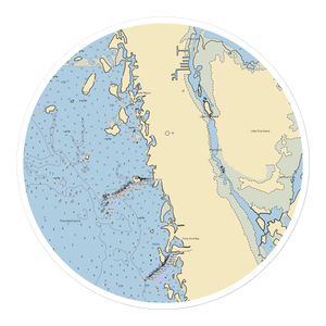 Pine Island Commercial Marina (Saint James City, FL) NOAA Chart Sticker
