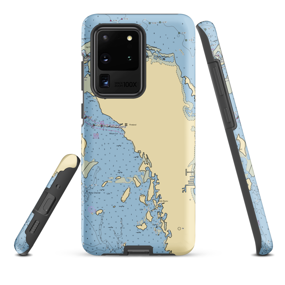 Safe Harbor Pineland (Pineland, FL) NOAA Chart Samsung Phone Case Samsung Galaxy S20 Ultra model shown