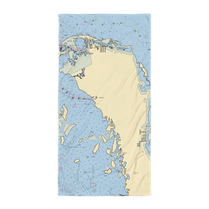 Safe Harbor Pineland (Pineland, FL) NOAA Chart Towel