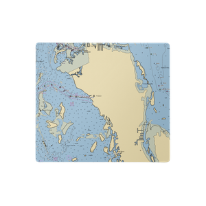 Safe Harbor Pineland (Pineland, FL) NOAA Chart  Gaming Mouse Pad