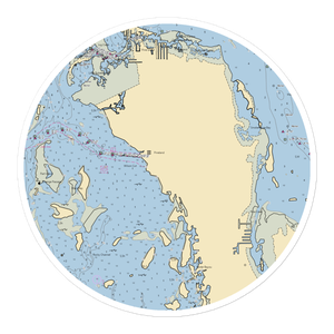 Safe Harbor Pineland (Pineland, FL) NOAA Chart Sticker