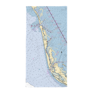 Jensen's Twin Palms Resort & Marina (Captiva, FL) NOAA Chart Towel