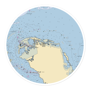 Bokeelia Marina (Pineland, FL) NOAA Chart Sticker