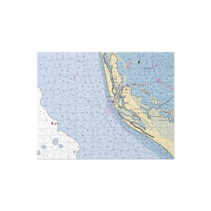 The Castaways Marina (Captiva, FL) NOAA Chart Jigsaw Puzzle