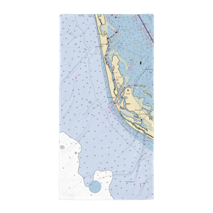 The Castaways Marina (Captiva, FL) NOAA Chart Towel