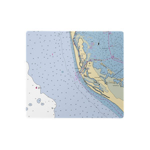 The Castaways Marina (Captiva, FL) NOAA Chart  Gaming Mouse Pad