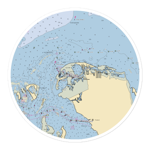 Four Winds Marina (Pineland, FL) NOAA Chart Sticker