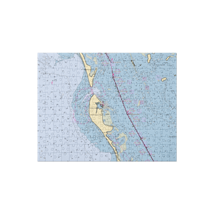 Barnacles Docks (Captiva, FL) NOAA Chart Jigsaw Puzzle