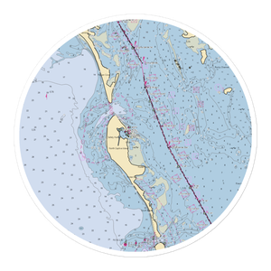 Barnacles Docks (Captiva, FL) NOAA Chart Sticker