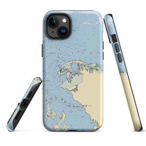 Bocilla Island Club Marina (Pineland, FL) NOAA Chart  Tough iPhone Case