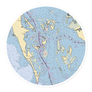Useppa Island Club (Pineland, FL) NOAA Chart Sticker