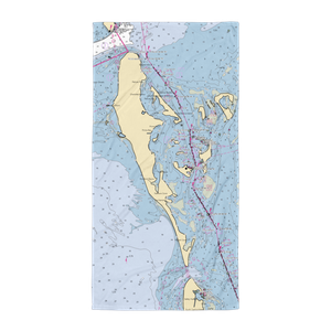 Cabbage Key Marina (Pineland, FL) NOAA Chart Towel