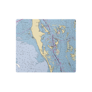 Cabbage Key Marina (Pineland, FL) NOAA Chart  Gaming Mouse Pad