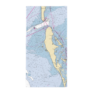 Cayo Costa State Park Dock (Boca Grande, FL) NOAA Chart Towel