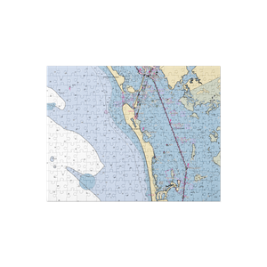 Uncle Henry's Marina (Boca Grande, FL) NOAA Chart Jigsaw Puzzle