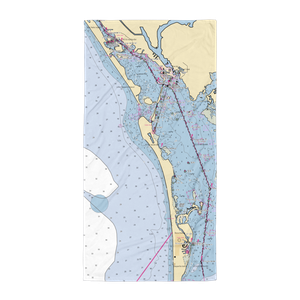 Uncle Henry's Marina (Boca Grande, FL) NOAA Chart Towel