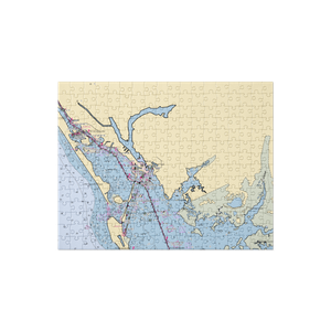 Fishery Restaurant (Placida, FL) NOAA Chart Jigsaw Puzzle