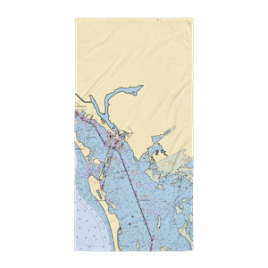 Fishery Restaurant (Placida, FL) NOAA Chart Towel