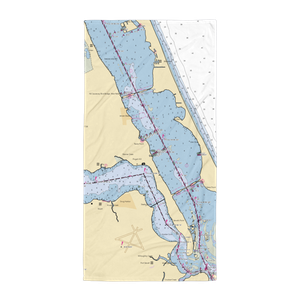 Four Fish Marina (Jensen Beach, FL) NOAA Chart Towel