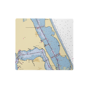 Four Fish Marina (Jensen Beach, FL) NOAA Chart  Gaming Mouse Pad