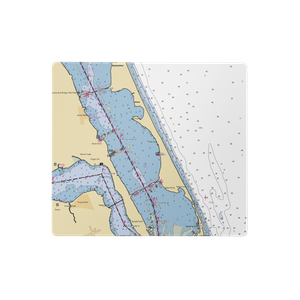 Central Marine (Stuart, FL) NOAA Chart  Gaming Mouse Pad