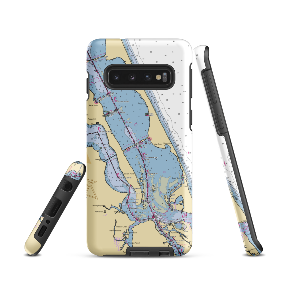 Sportfish Marina (Stuart, FL) NOAA Chart Samsung Phone Case Samsung Galaxy S10 model shown