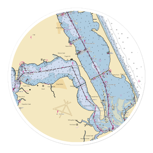 Palm Cove Yacht and Country Club (Stuart, FL) NOAA Chart Sticker