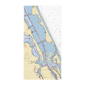 Sunset Bay Marina & Anchorage (Stuart, FL) NOAA Chart Towel