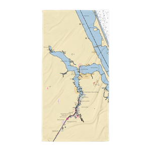 Meridian Marina and Yacht Club (Stuart, FL) NOAA Chart Towel