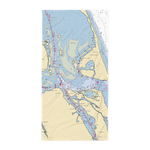 Whiticar Boat Works Inc (Stuart, FL) NOAA Chart Towel