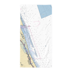 Pirates Cove Resort & Marina (Stuart, FL) NOAA Chart Towel